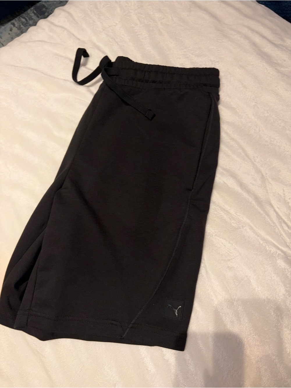 Puma Black Athletic Drawstring Shorts